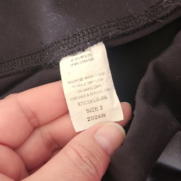 Lola Getts flare leg yoga pants sz 22W - Picture 3 of 5